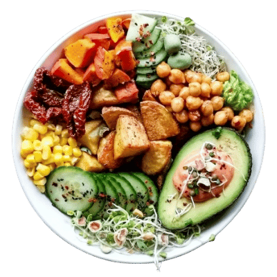 بشقاب رژیم غذایی دکتر غزل غقاری diet for losing weight